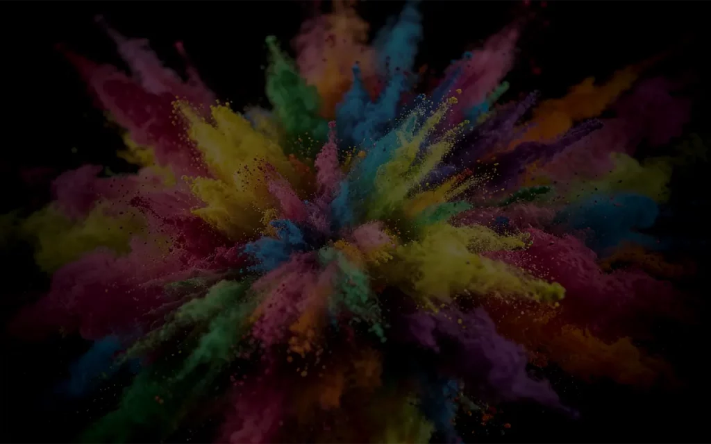 Farbpulver Explosion Hintergrund