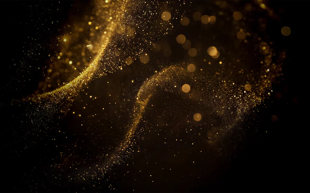 Goldstaub Hintergrund